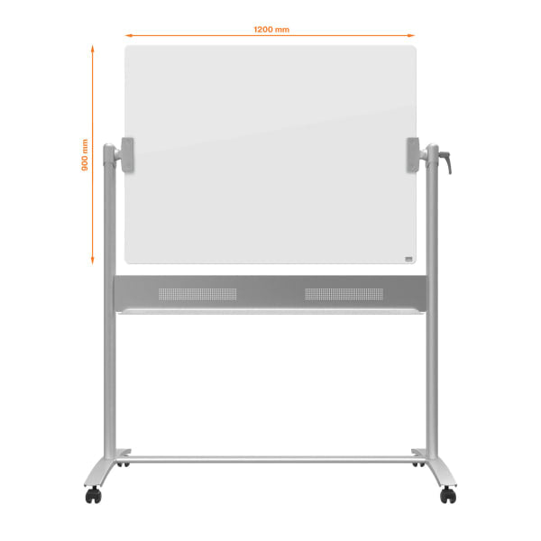Whiteboard Mobile Nobo Glass 120x90cm