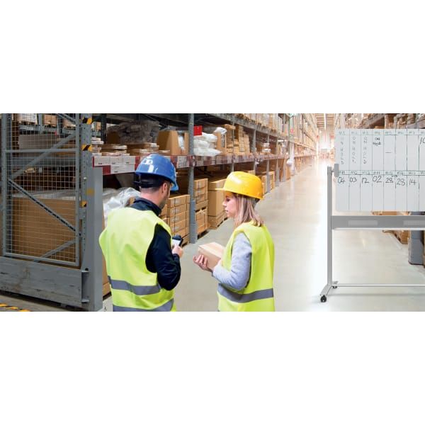 Whiteboard Mobile Nobo Glass 120x90cm