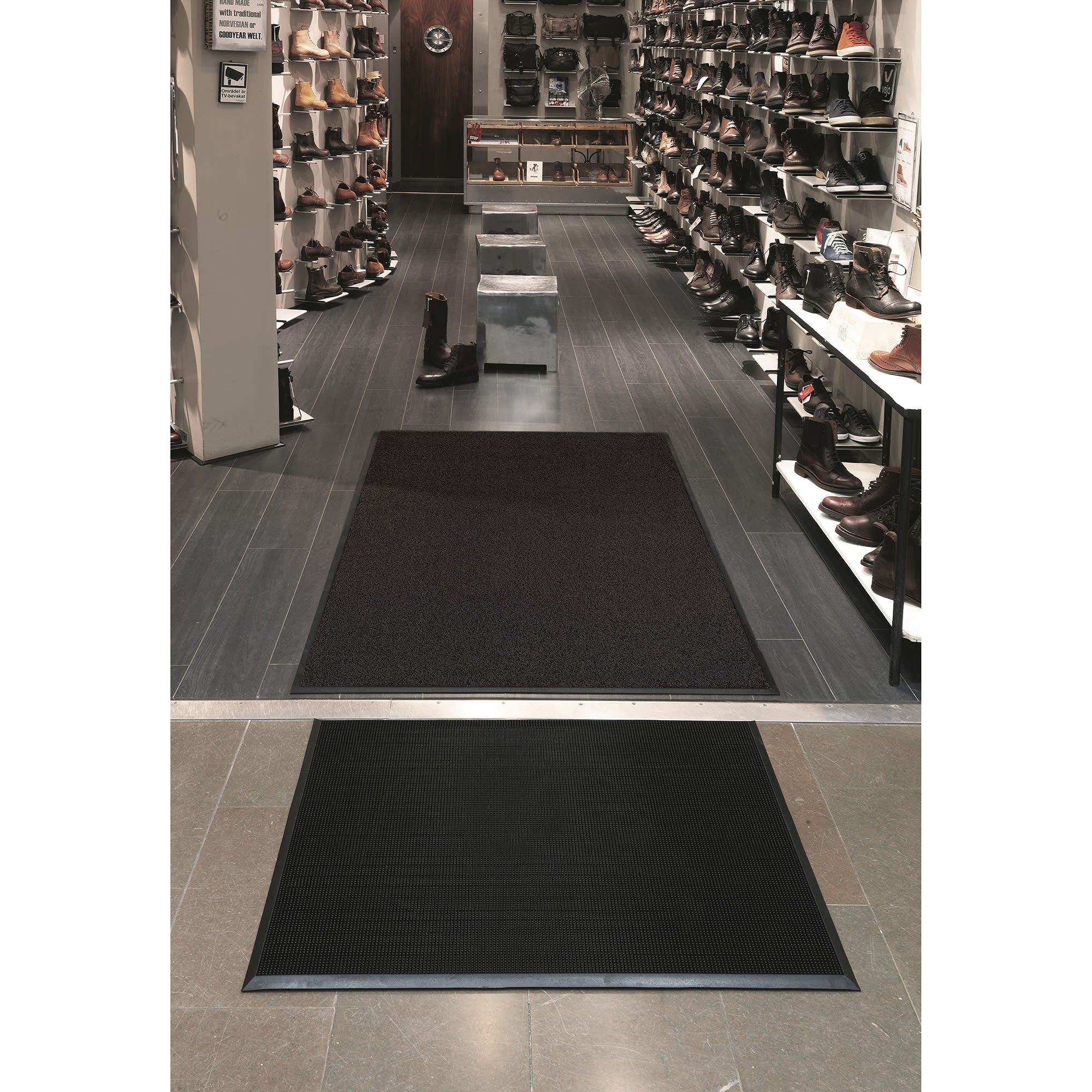 Absorbsjonsmatte Classic 85x150cm sort