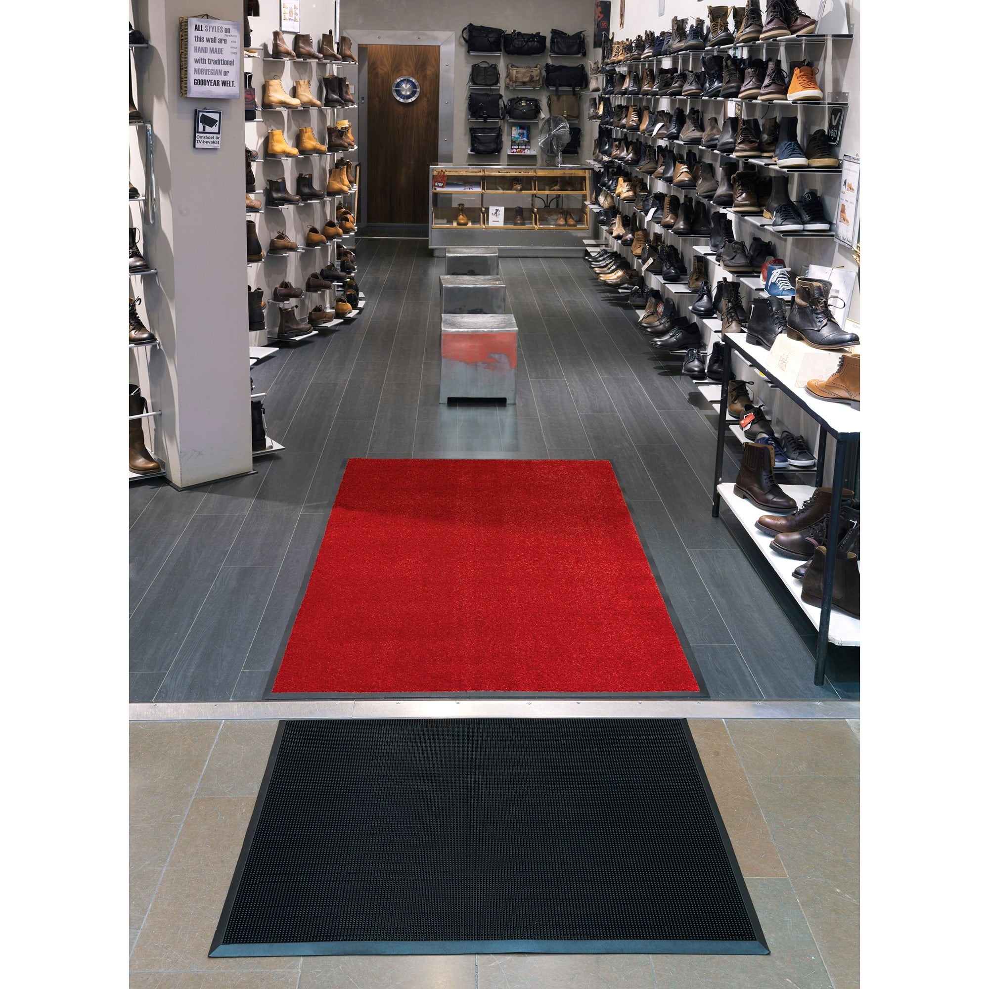 Absorbsjonsmatte Classic 85x300cm rød