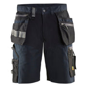 Håndverksshorts med stretch sort C58