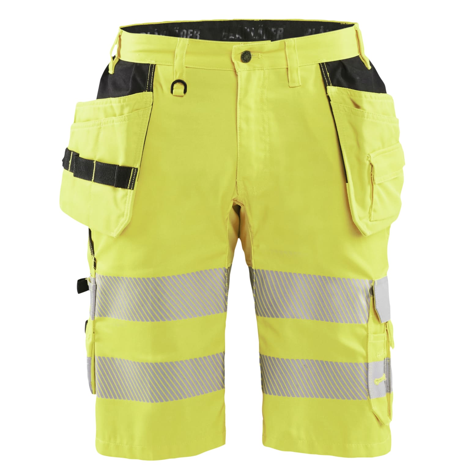 Håndverksshorts varsel m/stretch gul C48