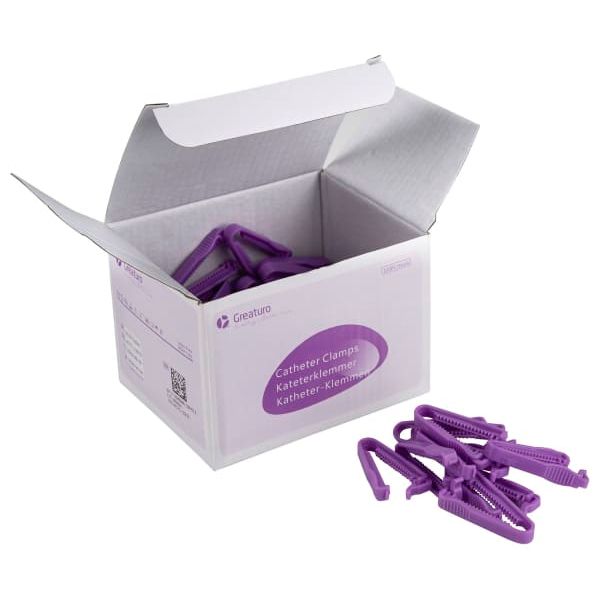 Kateterklemme i plast