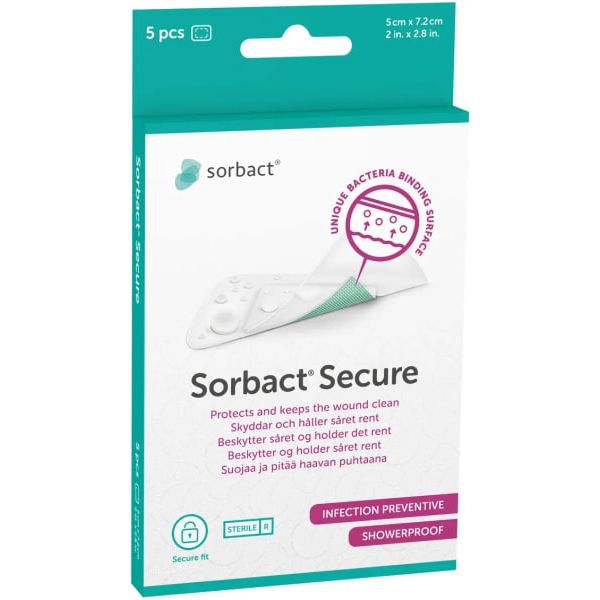 Bandasje Sorbact®Surgical 5x7,2cm
