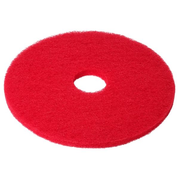 Gulvpad resirkulert PET-fiber 18"rød