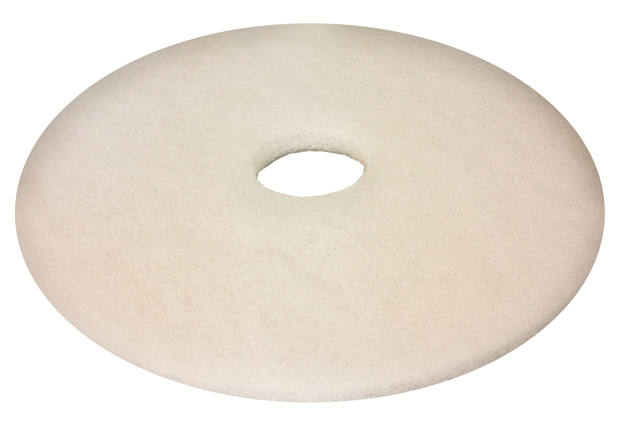 Gulvpad resirkulert PET-fiber 17"hvit