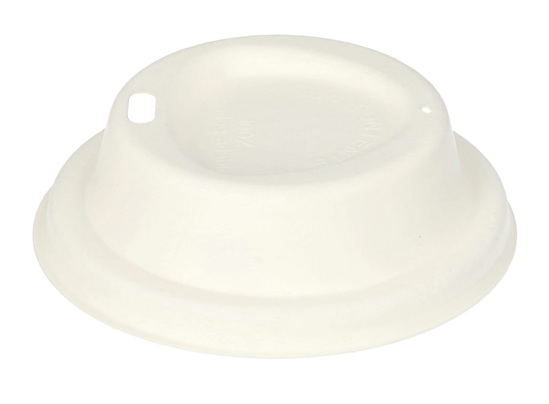 Lokk til termobeger 20/25cl hvit 80mm