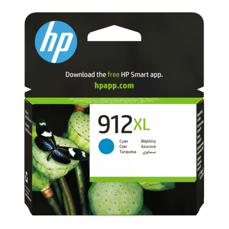 HP 912 XL High Yield Cyan Ink Blister