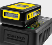 Hurtiglader Kärcher 18V - 2,5Ah batteri