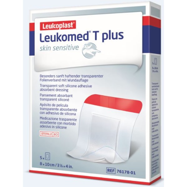 Bandasje Leukomed Skin Sensitive 8x10cm