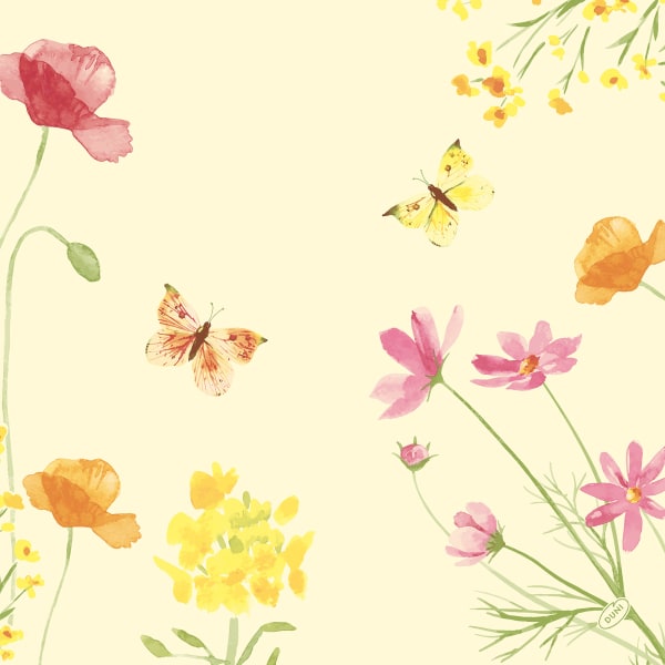 Serv. Dunisoft 40cm Poppy field