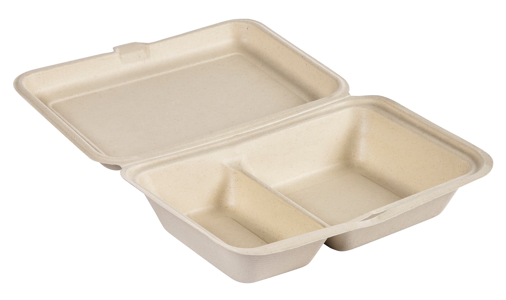Matboks 2-rom bagasse 470/300ml