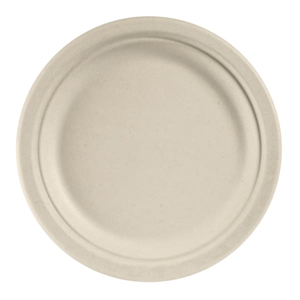 Tallerken papp fiber 22cm brun
