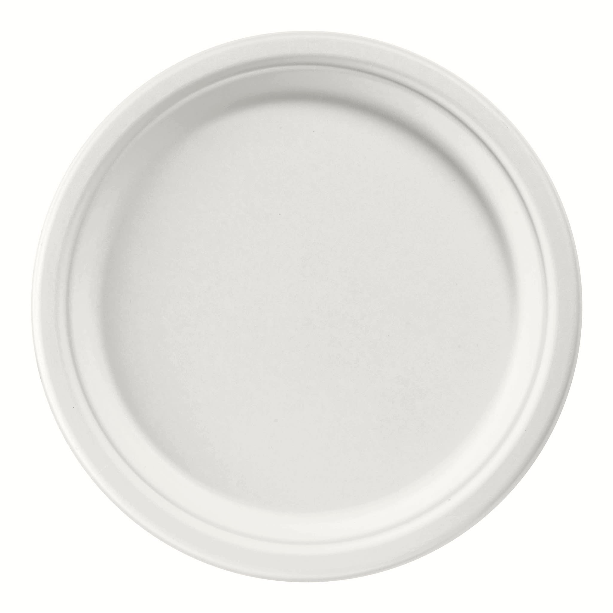 Tallerken papp fiber 26cm hvit
