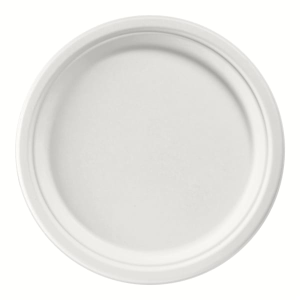 Tallerken papp fiber 26cm hvit