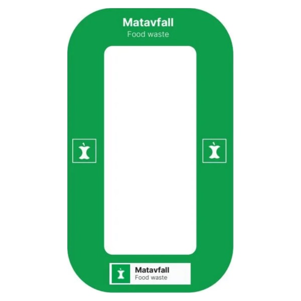Dekal Matavfall Bin Multi 2,3,4