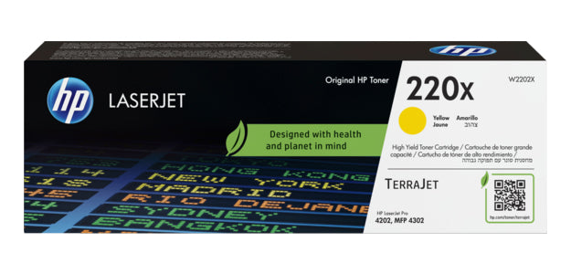 Toner HP 220X Gul W2202X