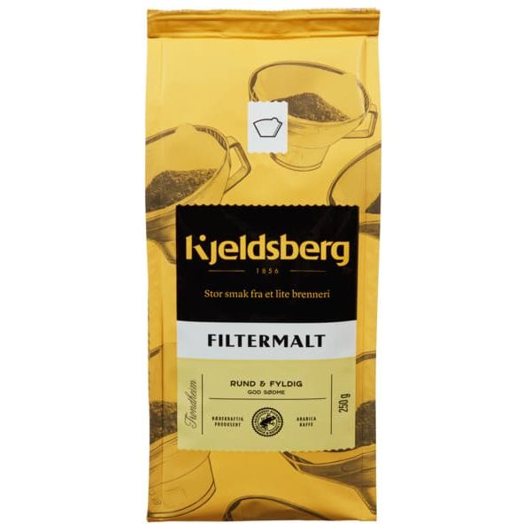 Kaffe Kjeldsberg filtermalt 250g