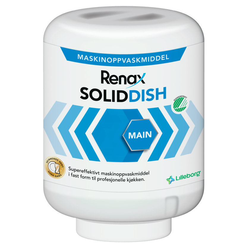 Maskinoppvask Renax SolidDish Main 4kg