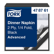 Serv. 2-lag 39cm Tork sort