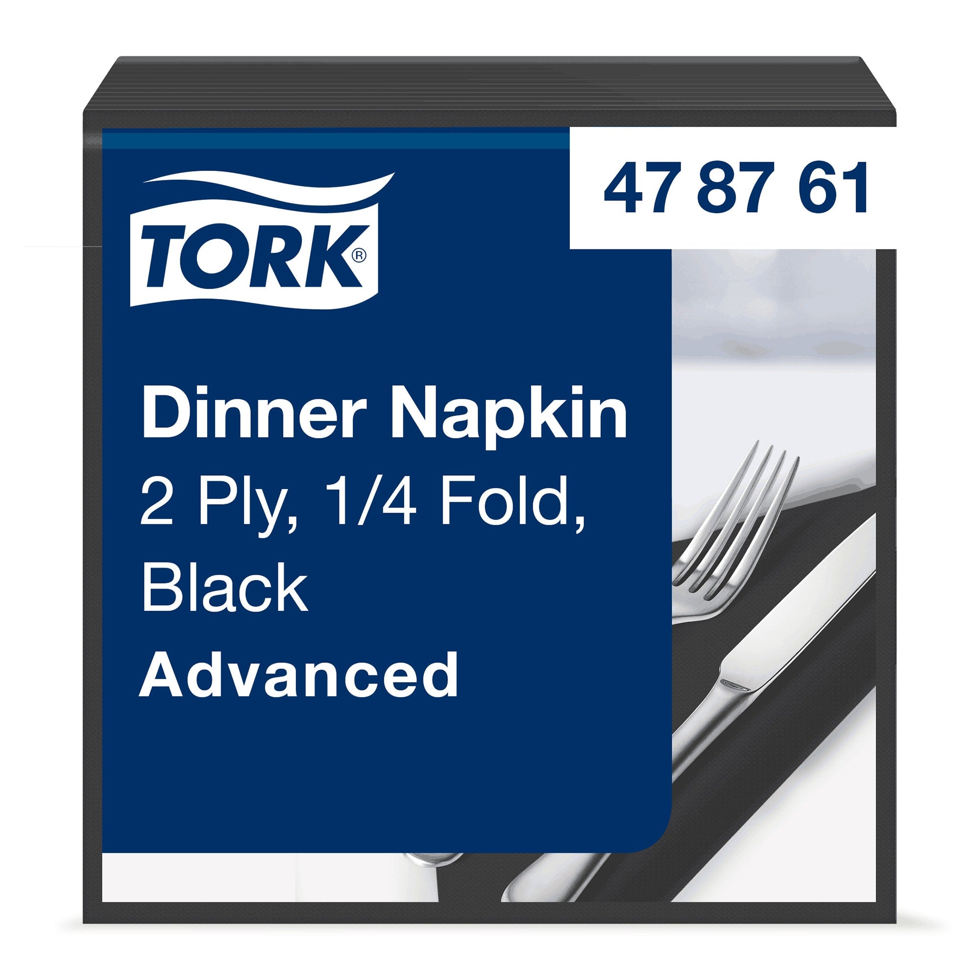 Serv. 2-lag 39cm Tork sort