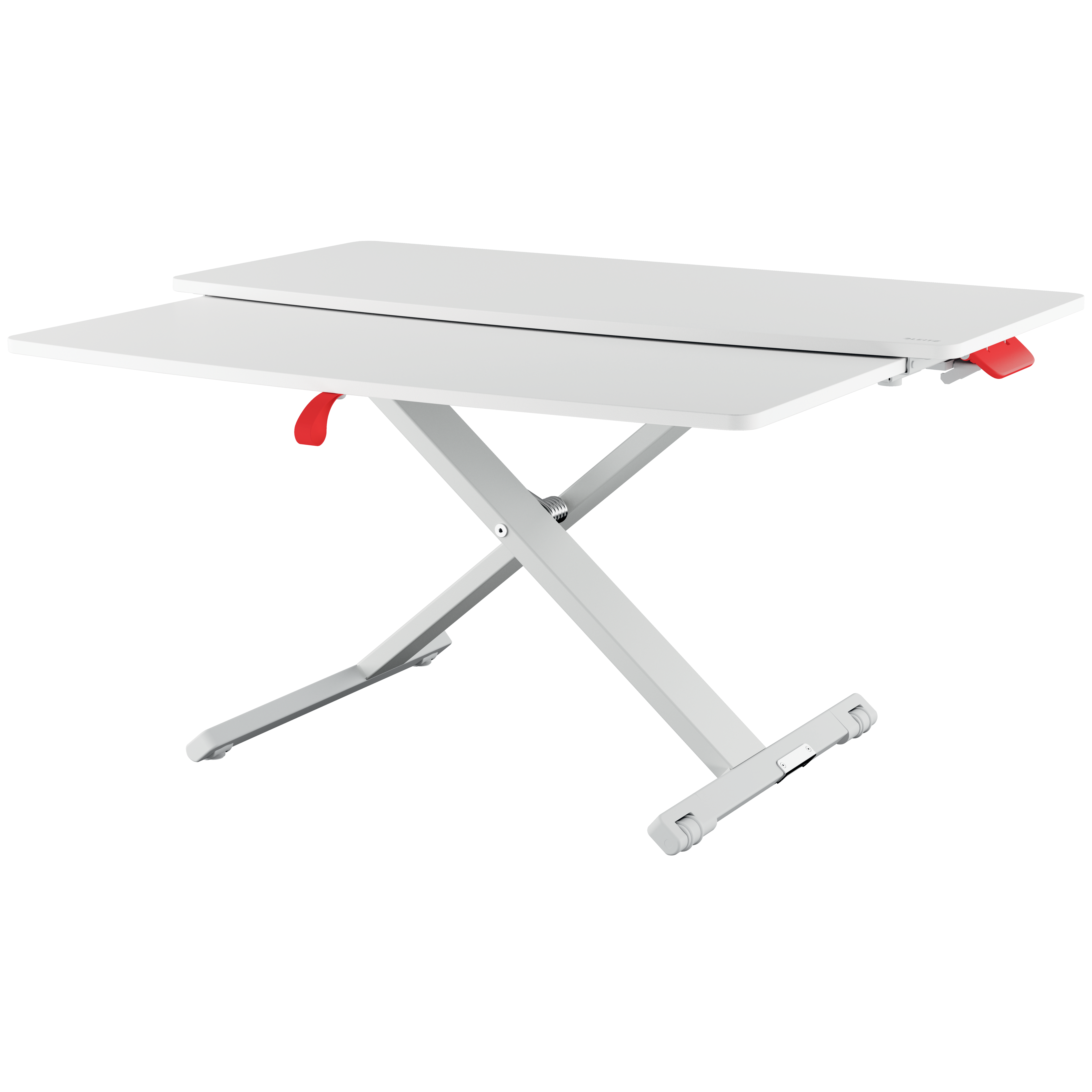 Justerbart PC bord m/plate Cosy Hvit
