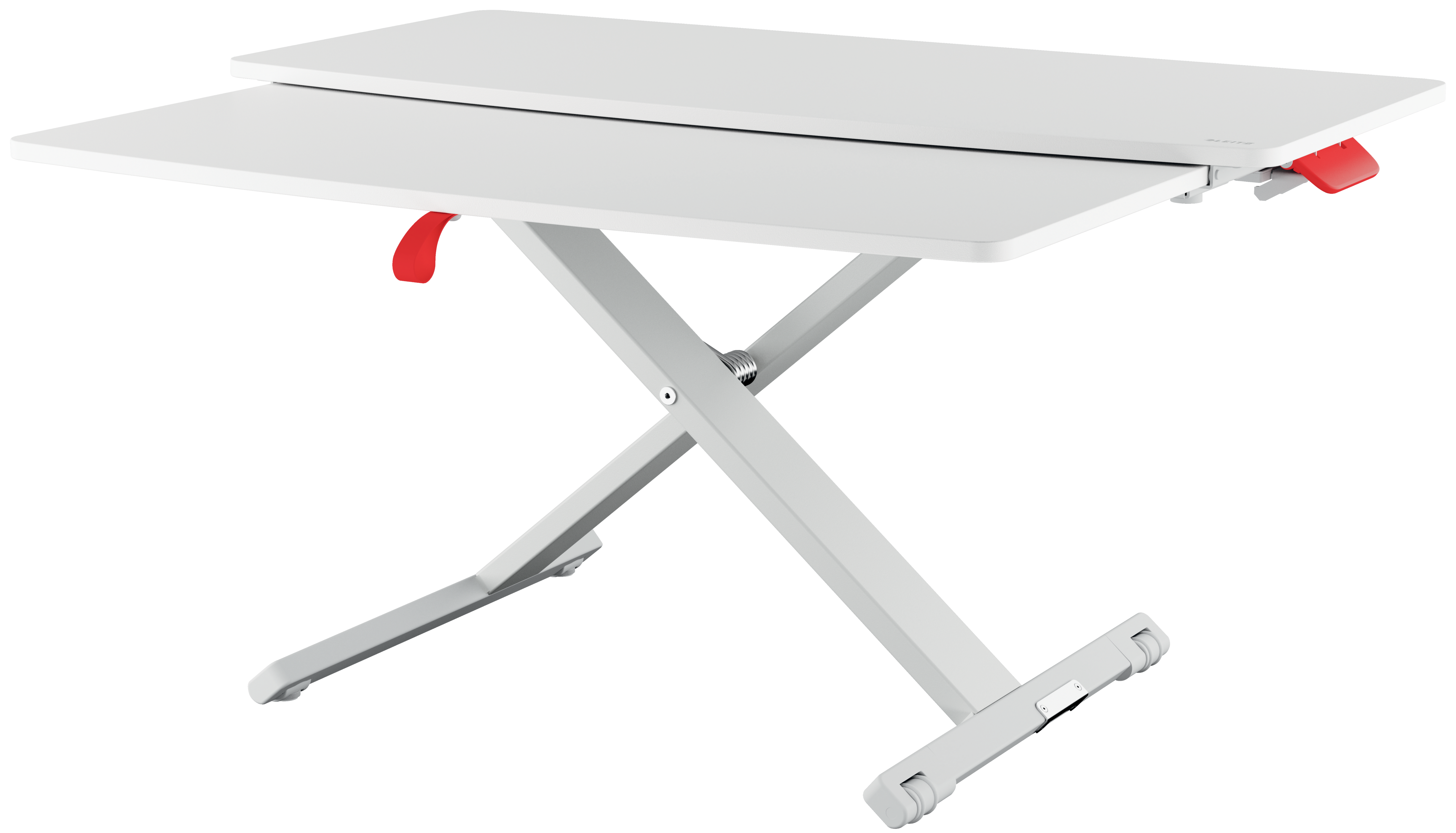 Justerbart PC bord m/plate Cosy Hvit