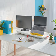 Justerbart PC bord m/plate Cosy Hvit