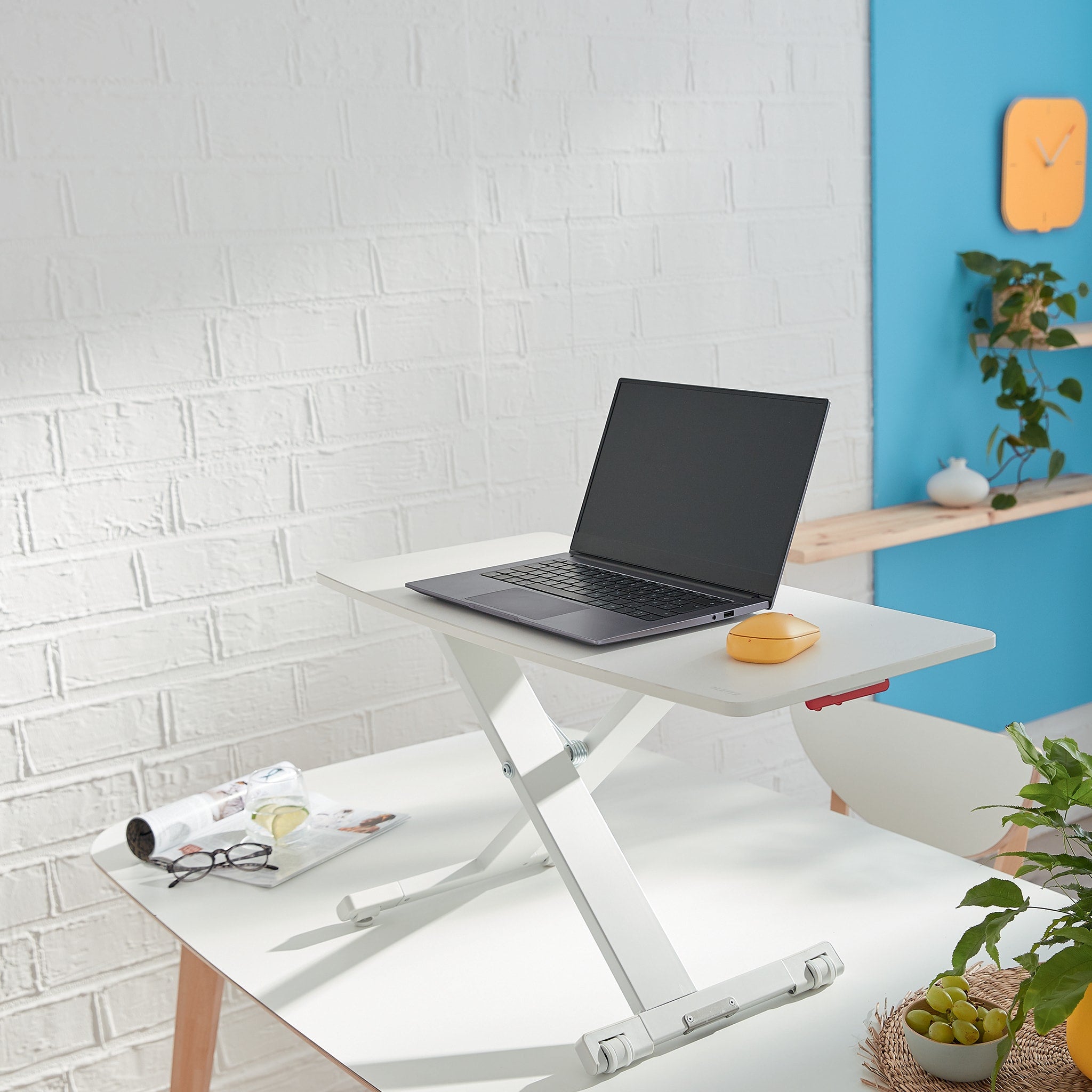 Justerbart PC bord Leitz Cosy Hvit