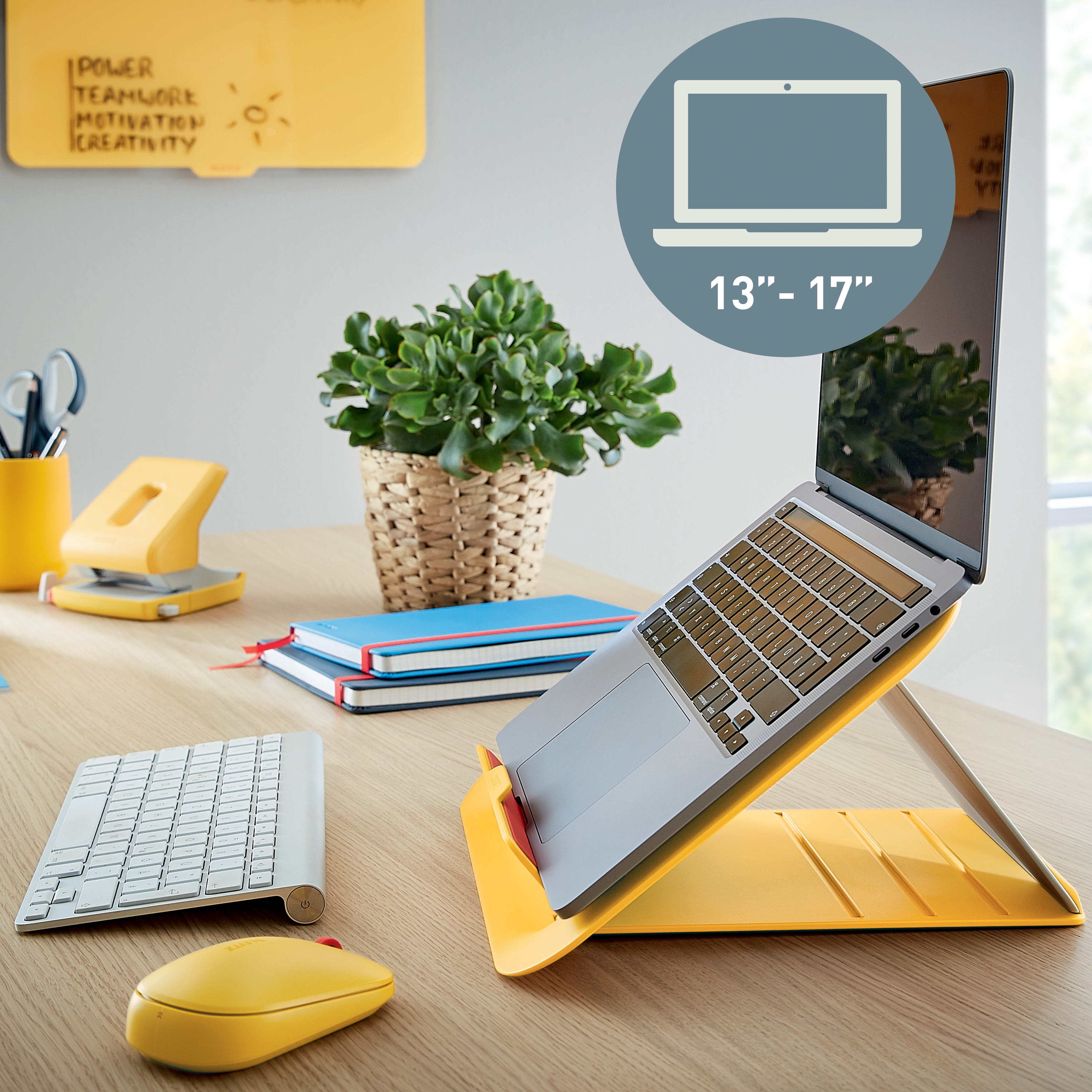 Laptopholder Leitz Cosy Varmgul