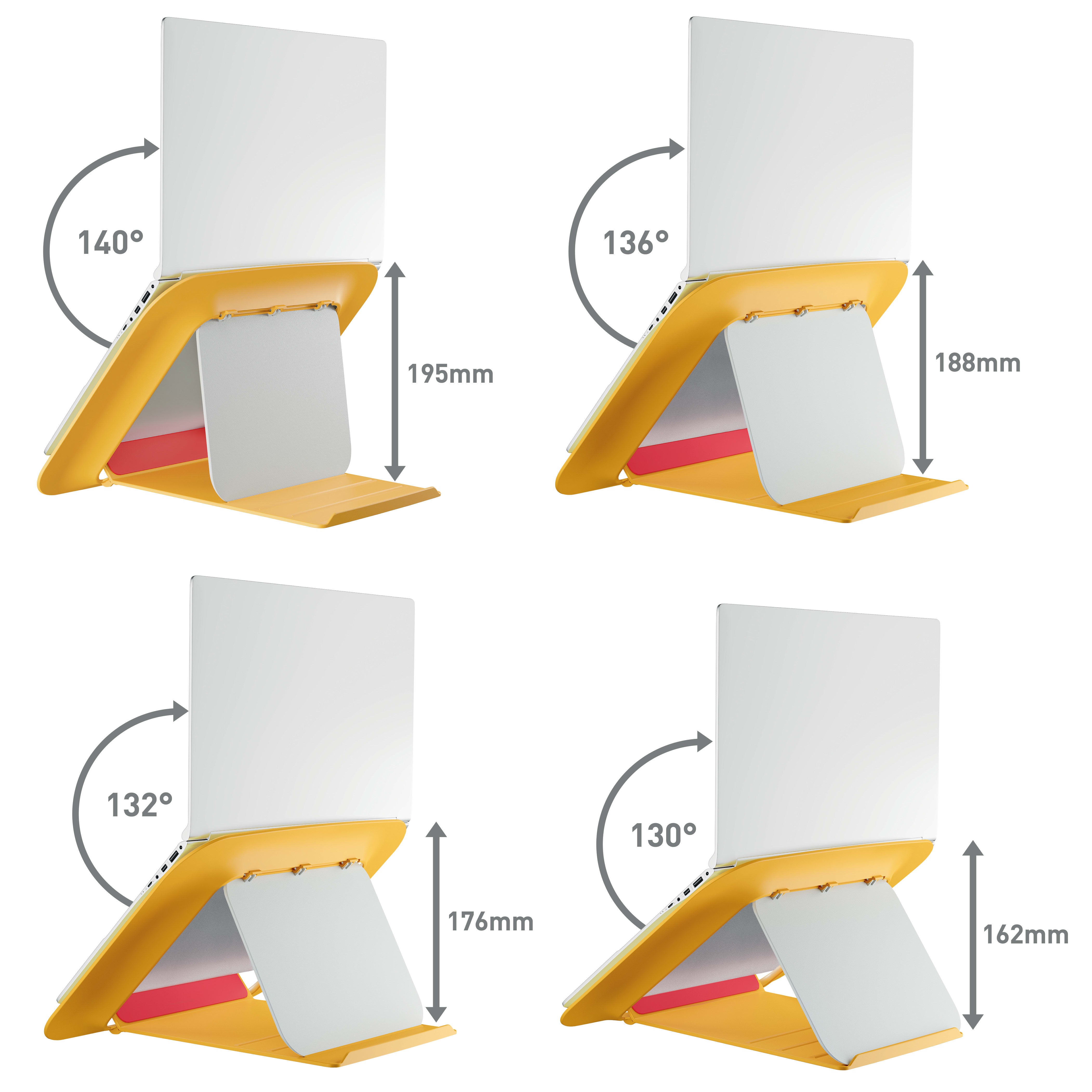 Laptopholder Leitz Cosy Varmgul