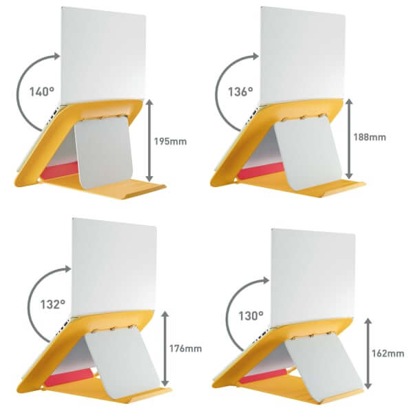 Laptopholder Leitz Cosy Varmgul