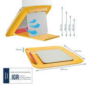 Laptopholder Leitz Cosy Varmgul