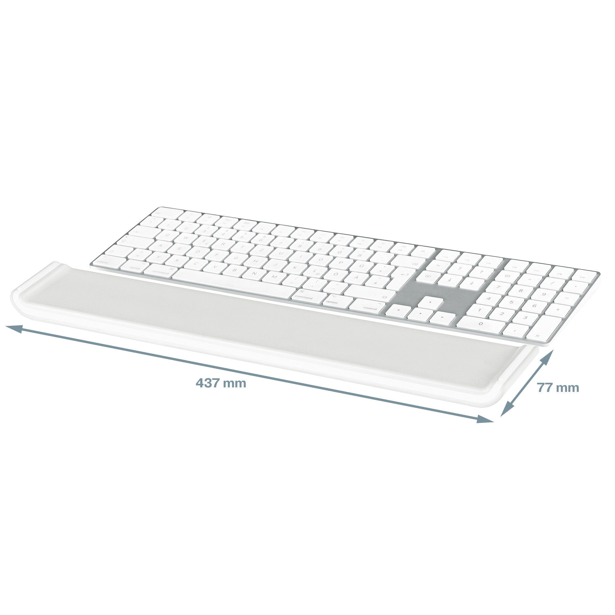 Håndleddstøtte tastatur Ergo Cosy LysGrå