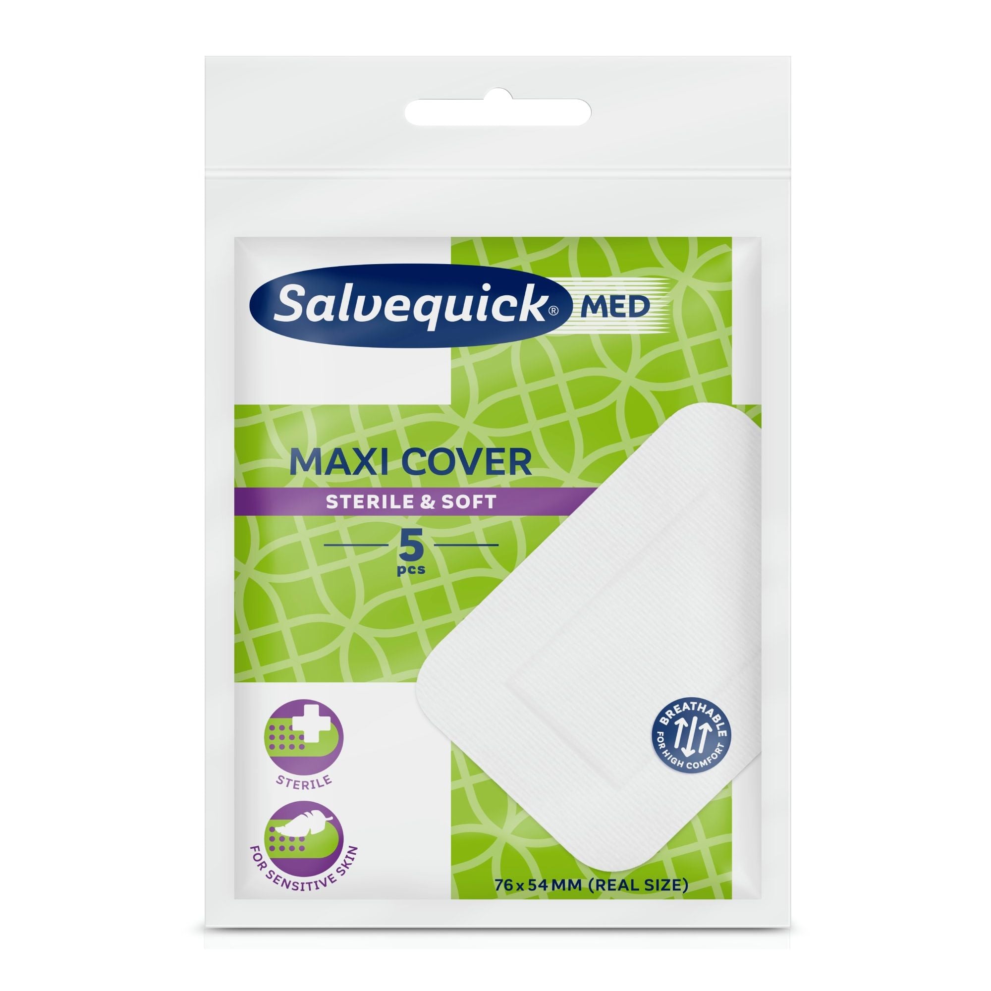 Bandasje salvequick Maxi Cover 76x54mm