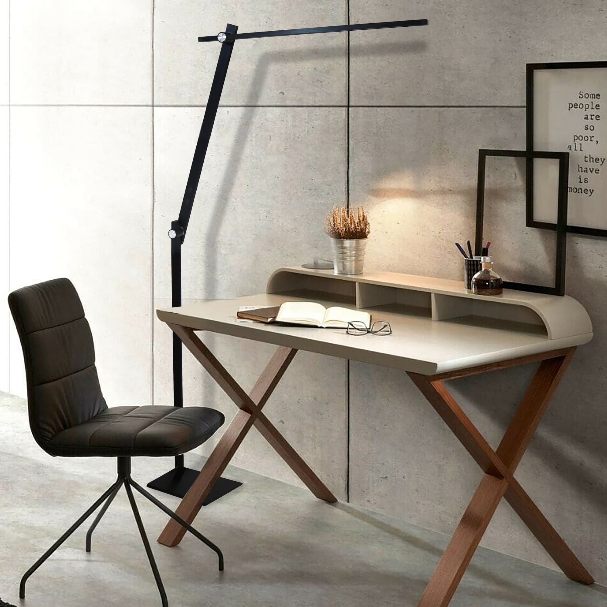 Lampe UPLIGHTER LUMILIGHT LED Sort