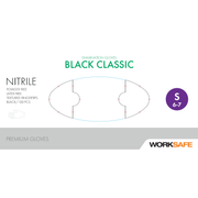 Hanske Nitril Worksafe sort S