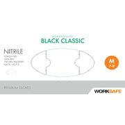 Hanske Nitril Worksafe sort M