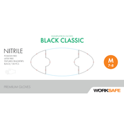 Hanske Nitril Worksafe sort M