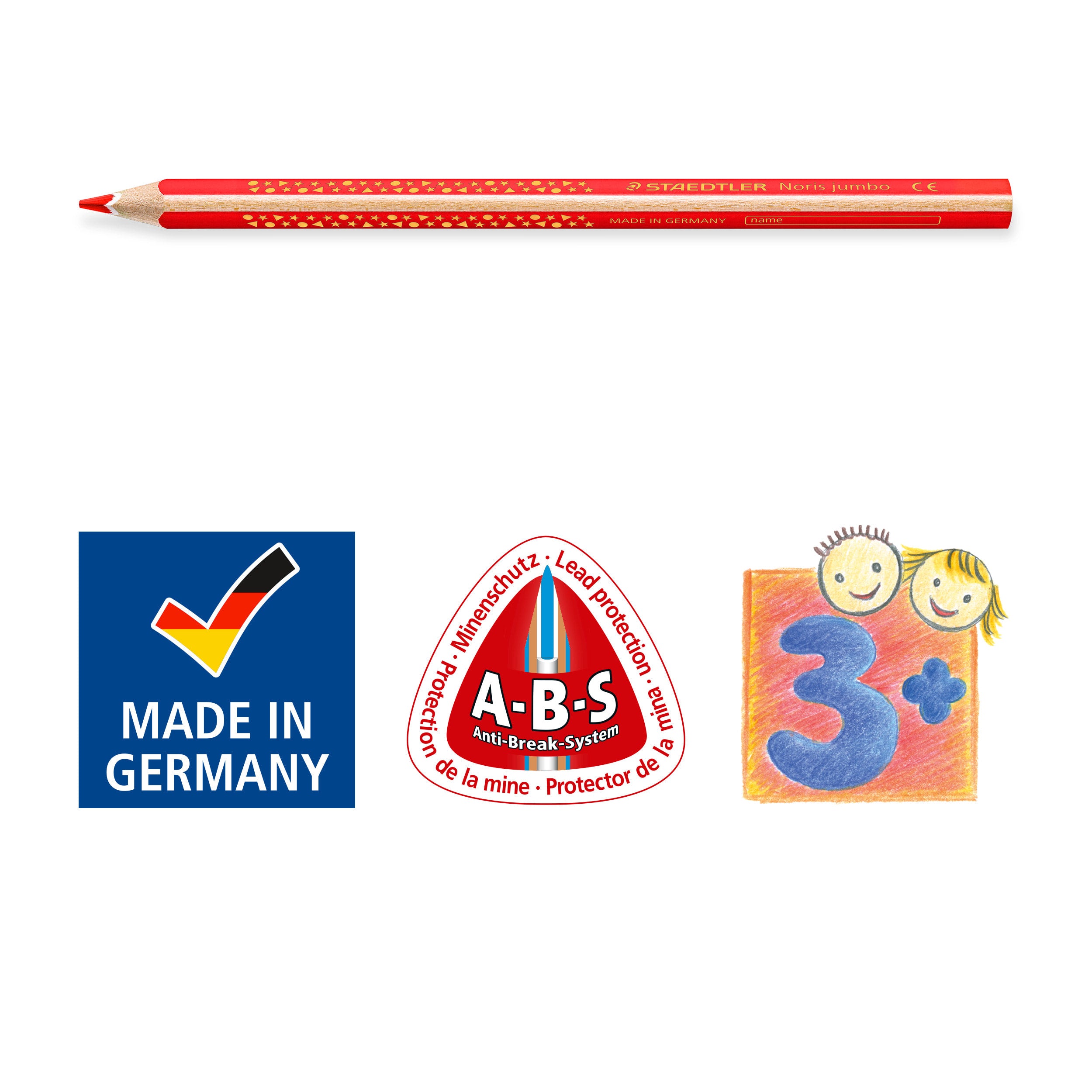 Fargeblyant Staedtler Noris Jumbo 112stk