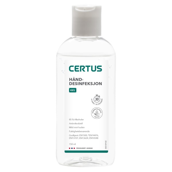 Hånddesinfeksjon CERTUS 150mL gel 85%