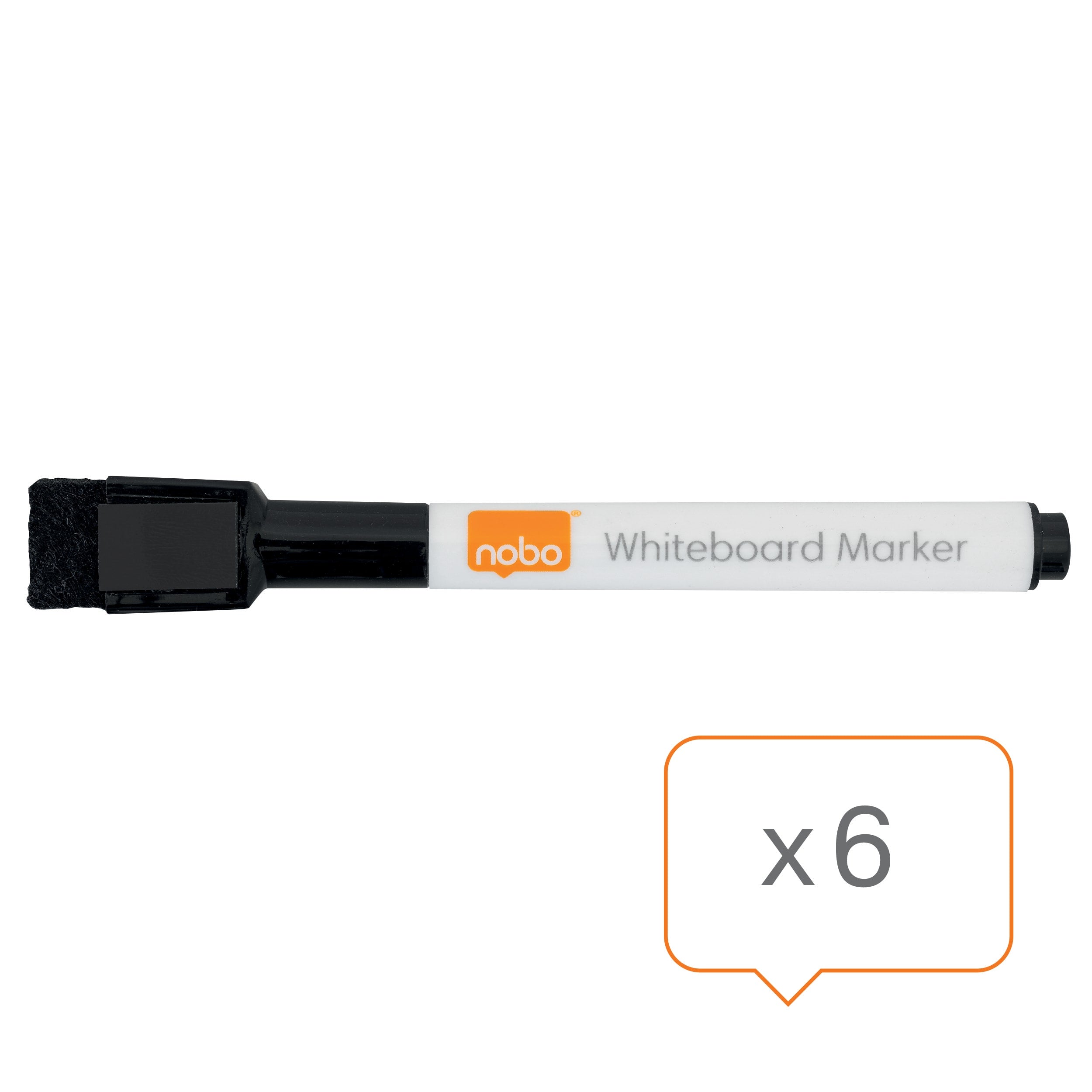 Whiteboardpenn Nobo Mini fin 2mm sort