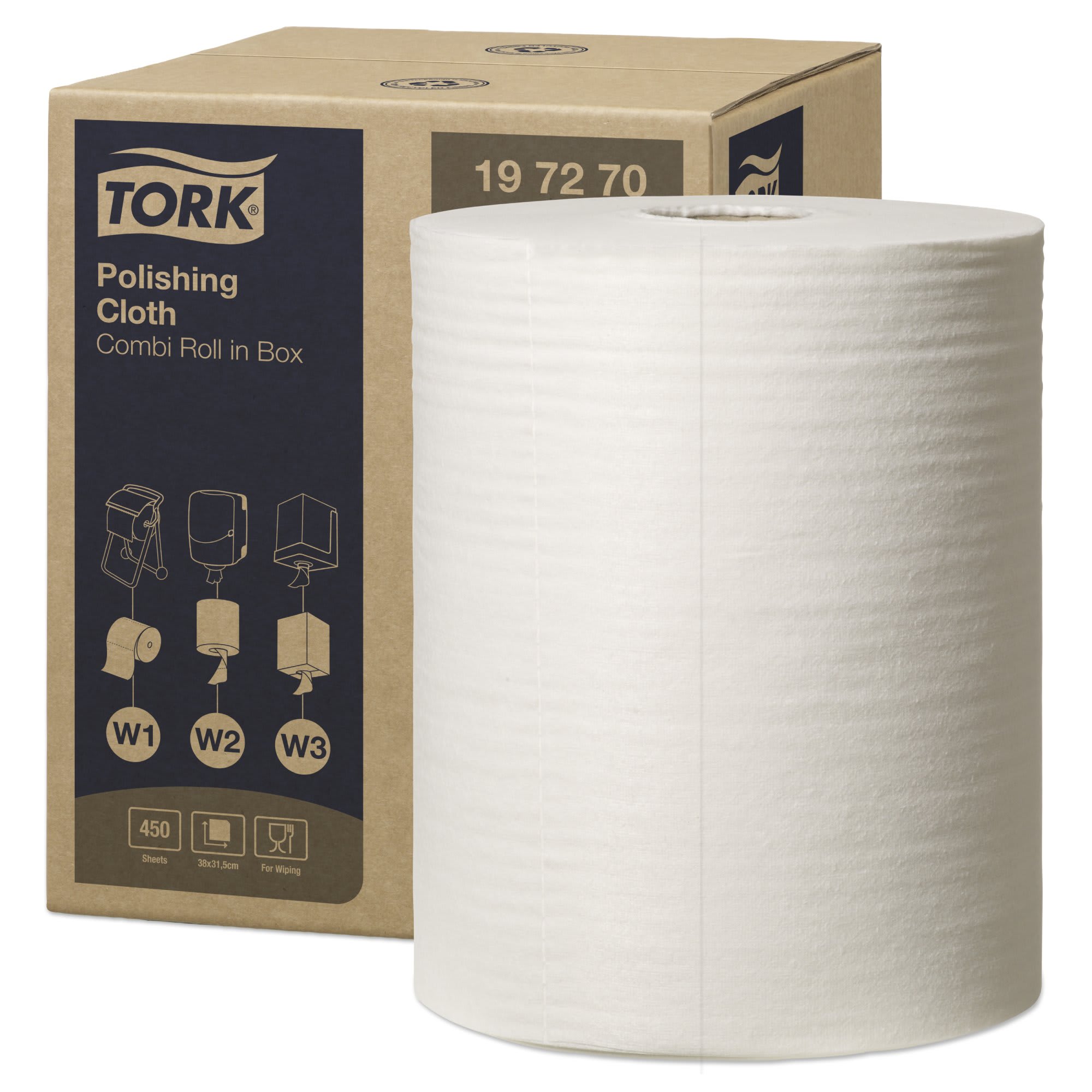 Tork Poleringsklut Kombirull W1/2/3