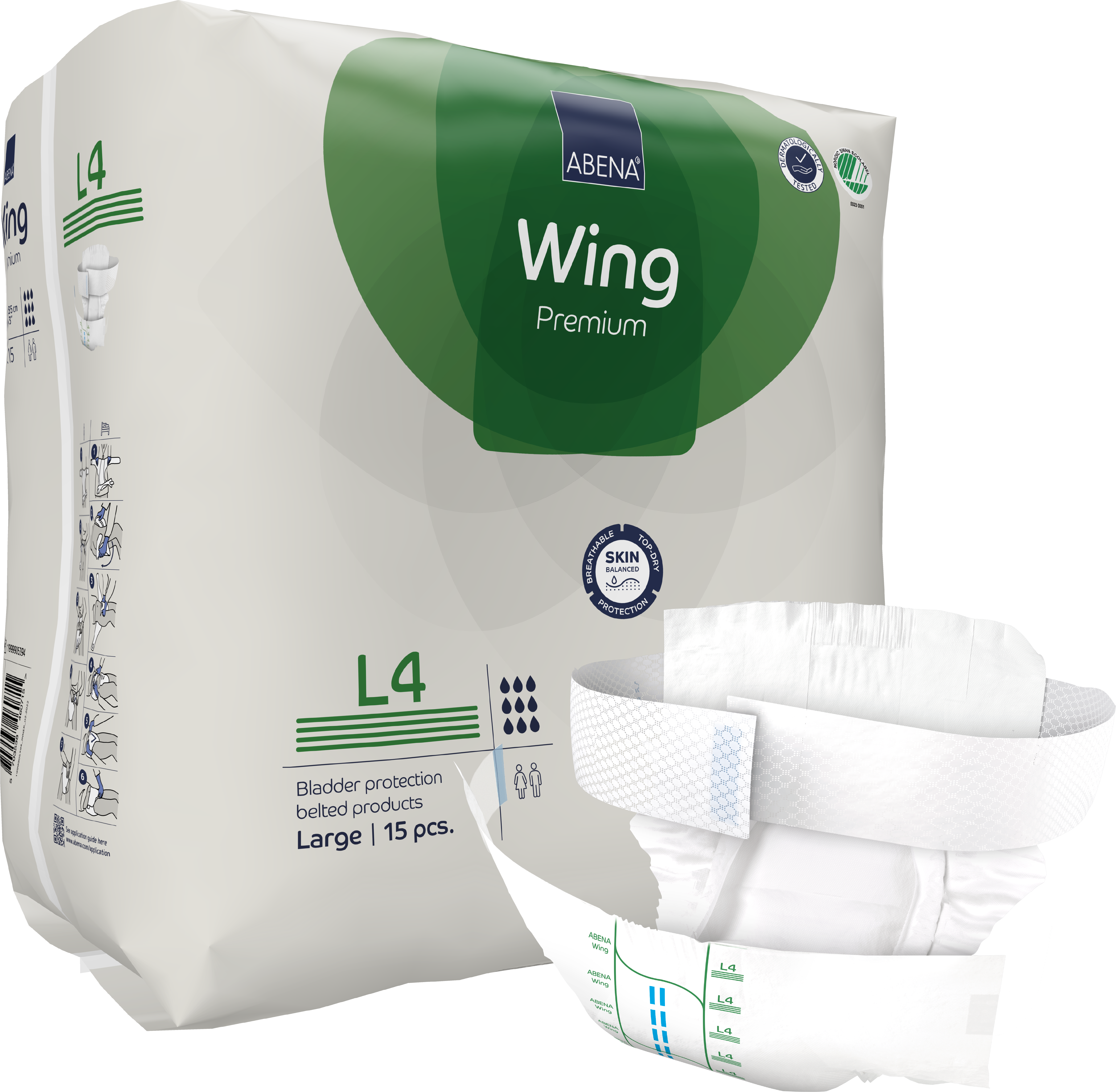 Bleie belte Abena Wing Premium L4
