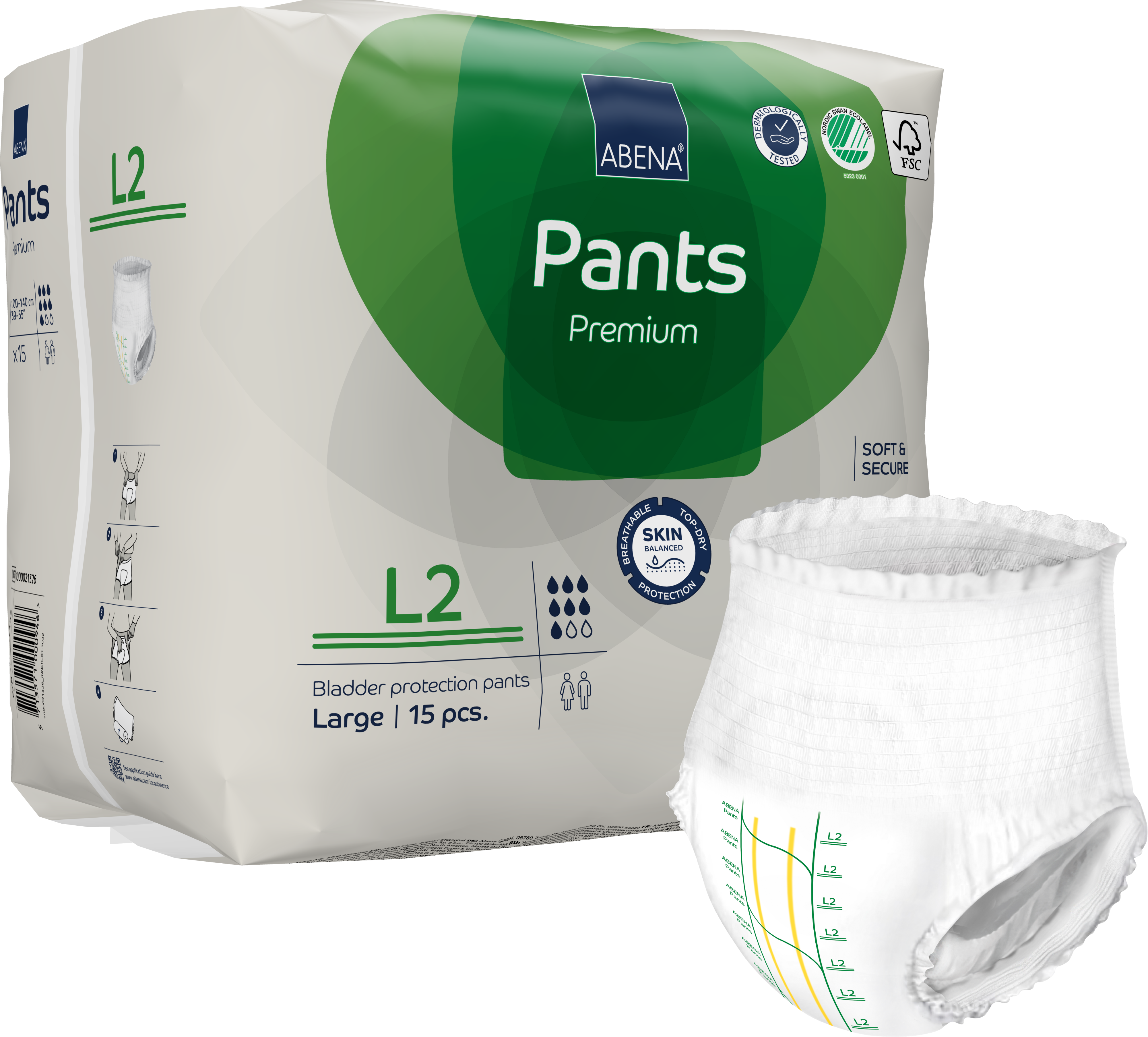 Bleie Abena Pants L2 grønn
