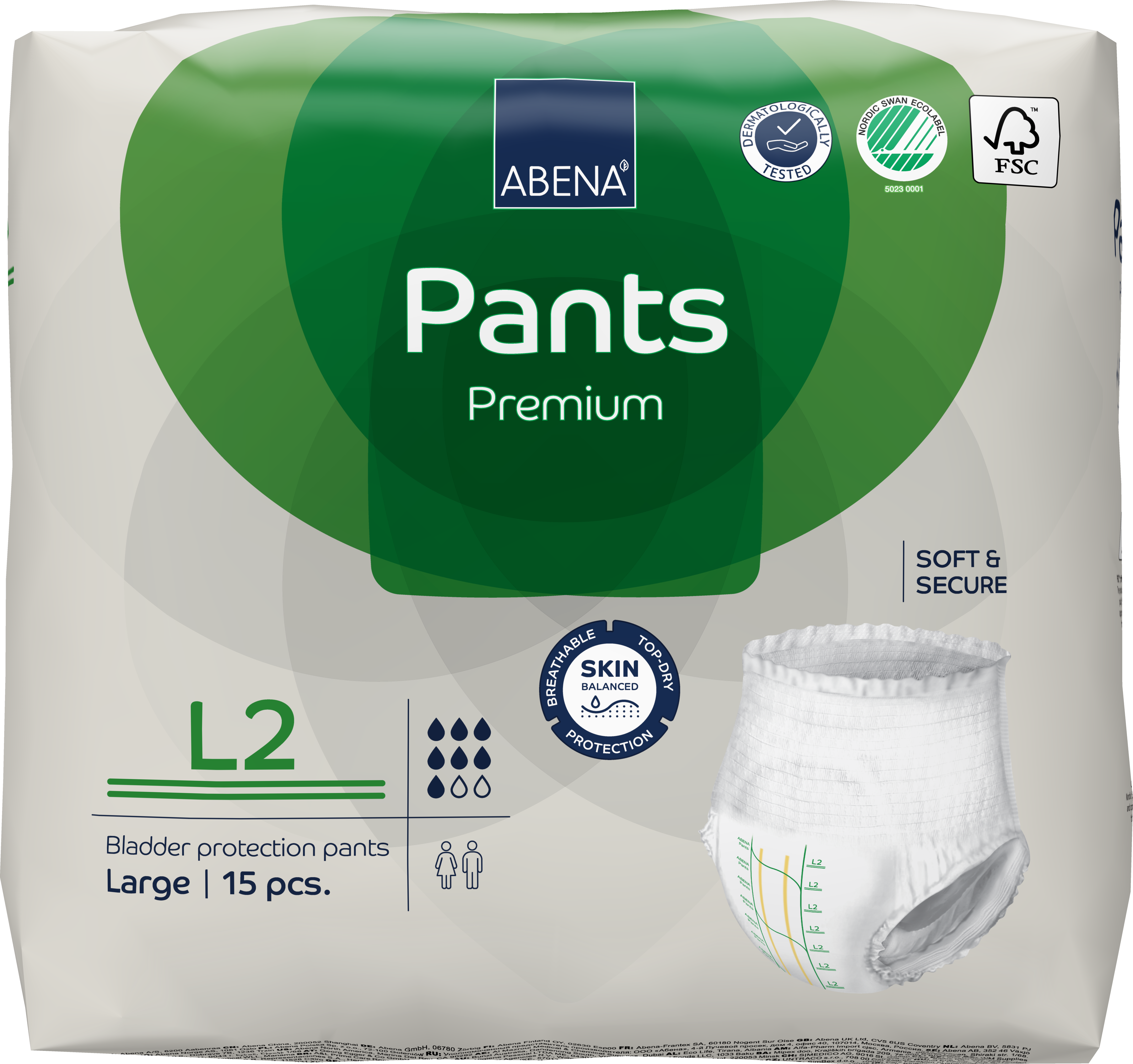 Bleie Abena Pants L2 grønn