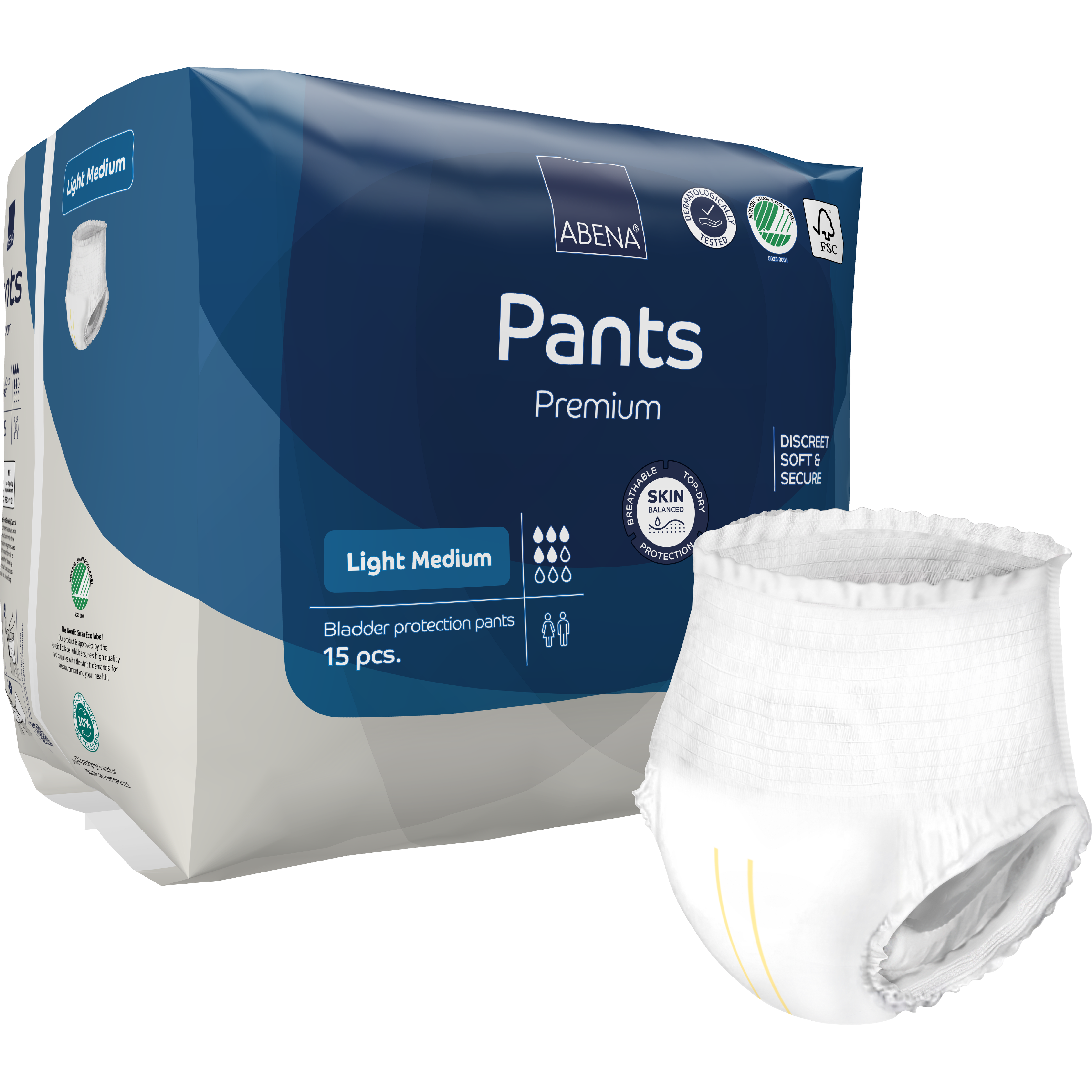 Bleie Abena Pants Light M blå