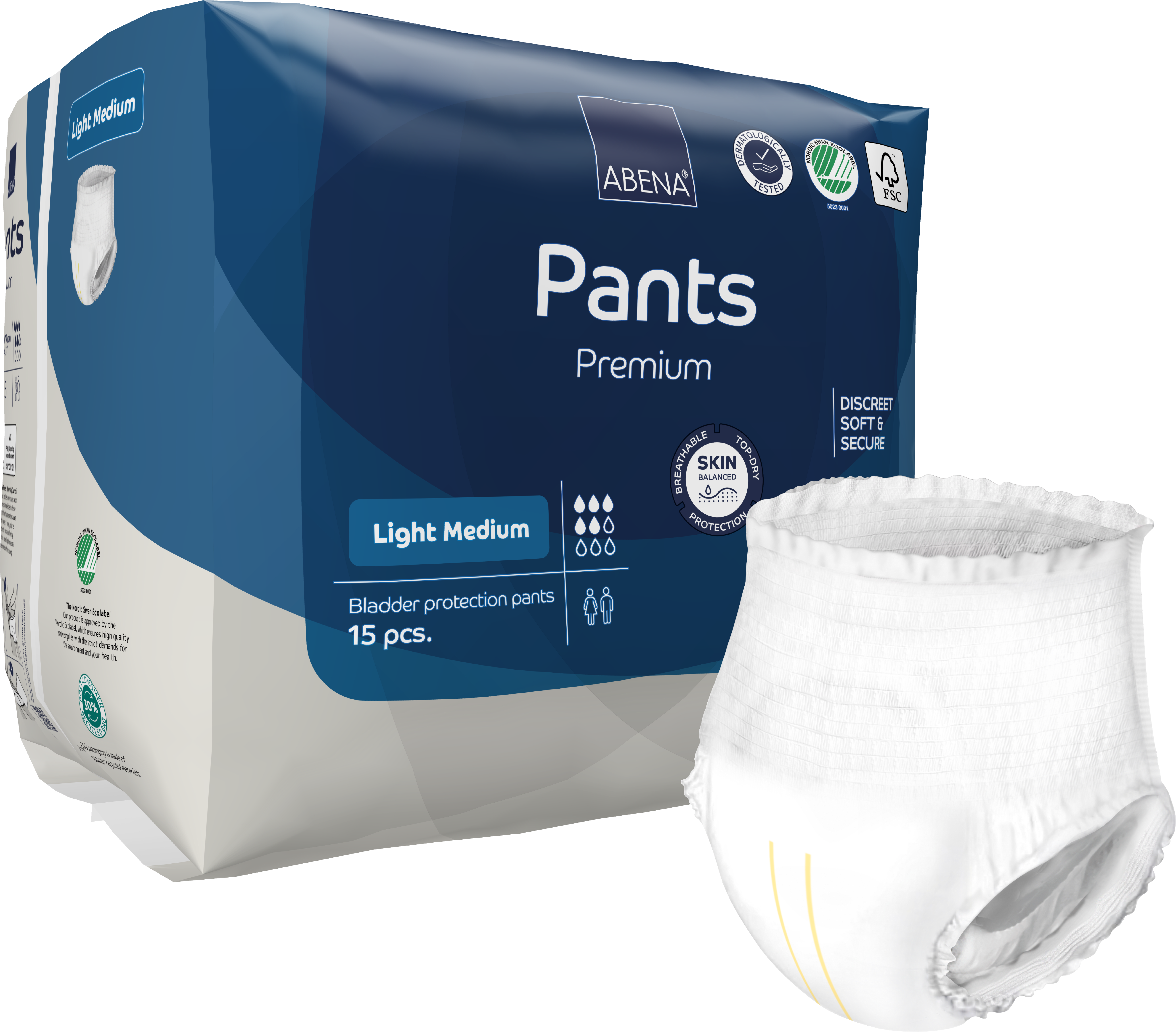 Bleie Abena Pants Light M blå