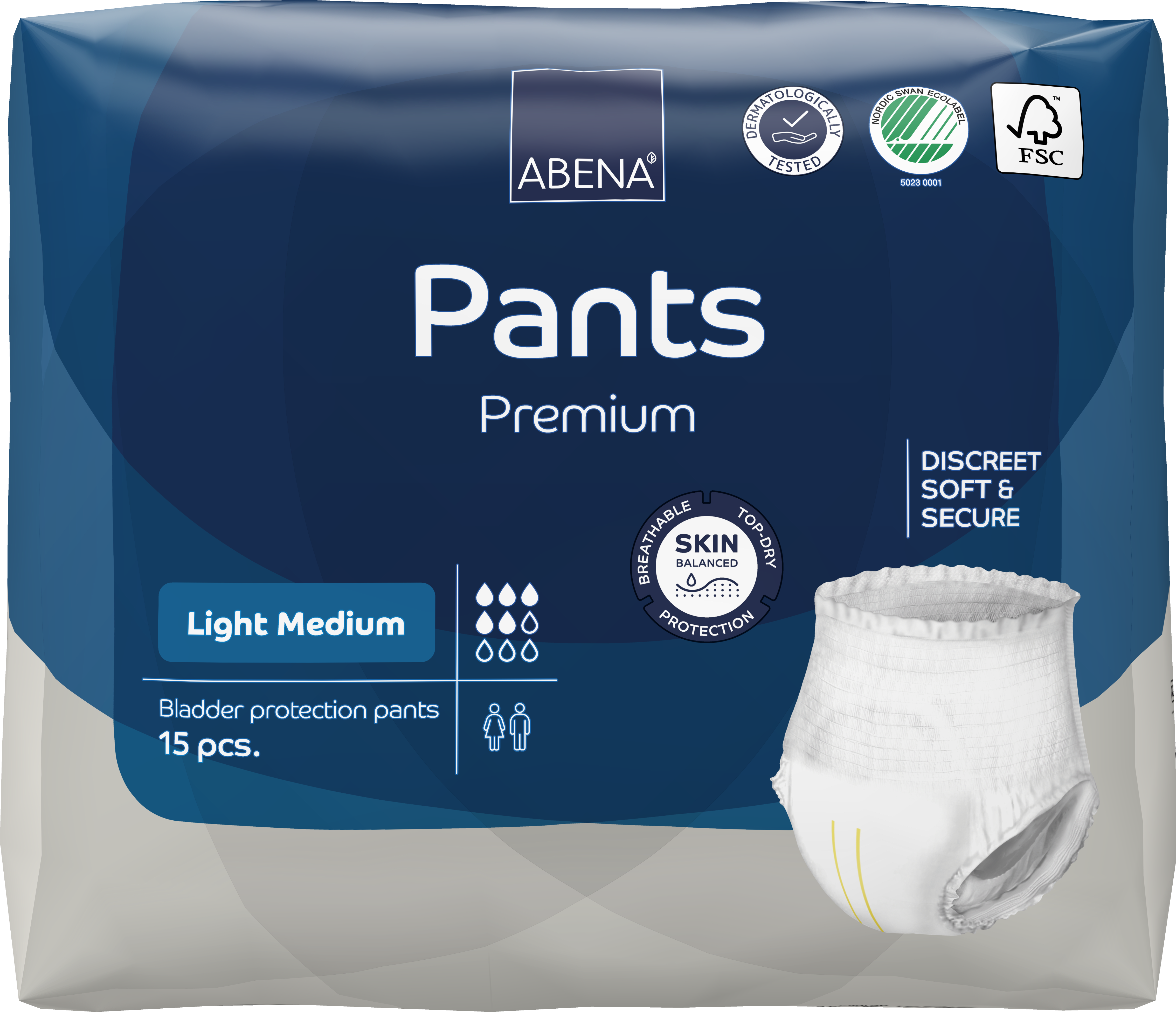 Bleie Abena Pants Light M blå