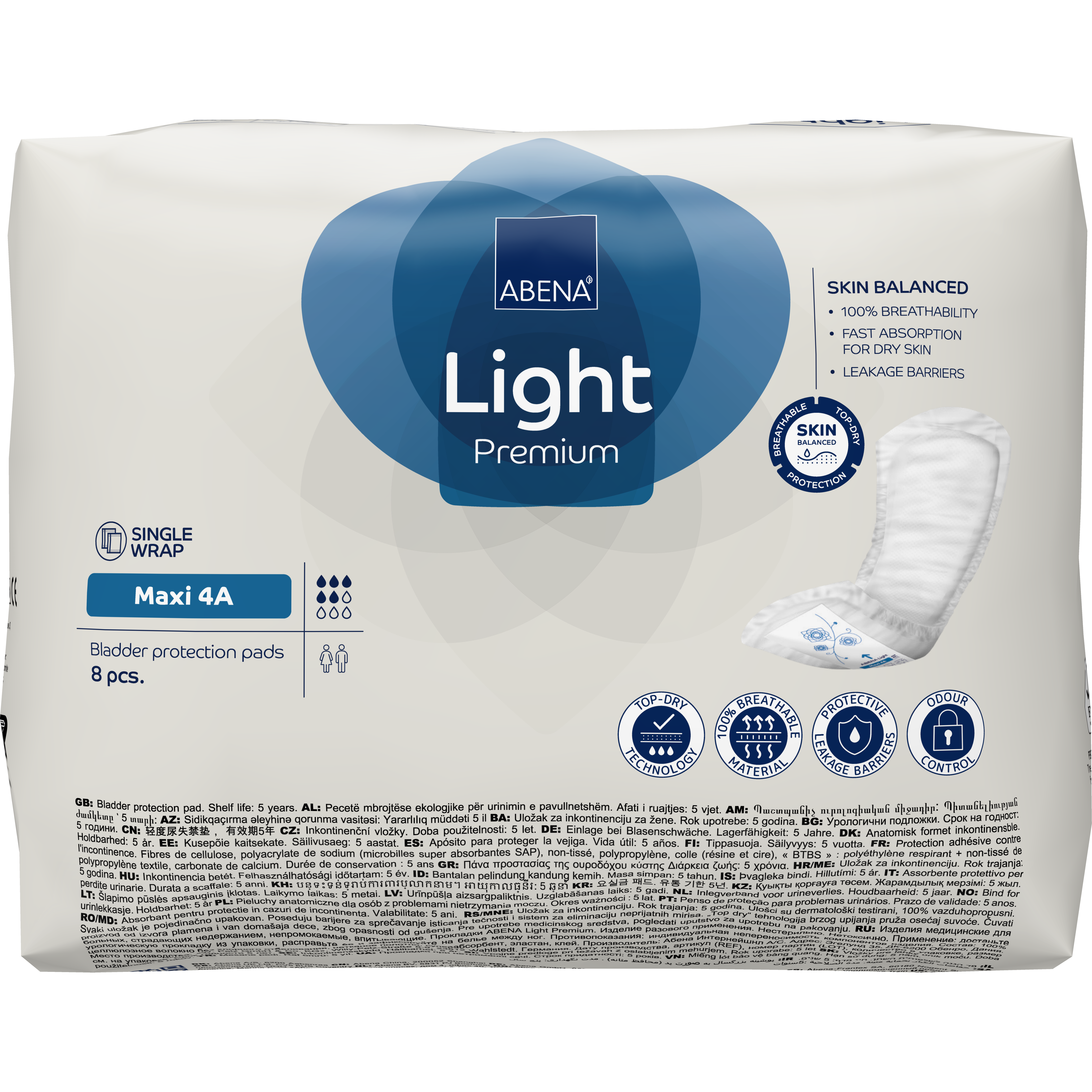 Bleie Abena Light Maxi 4A blå